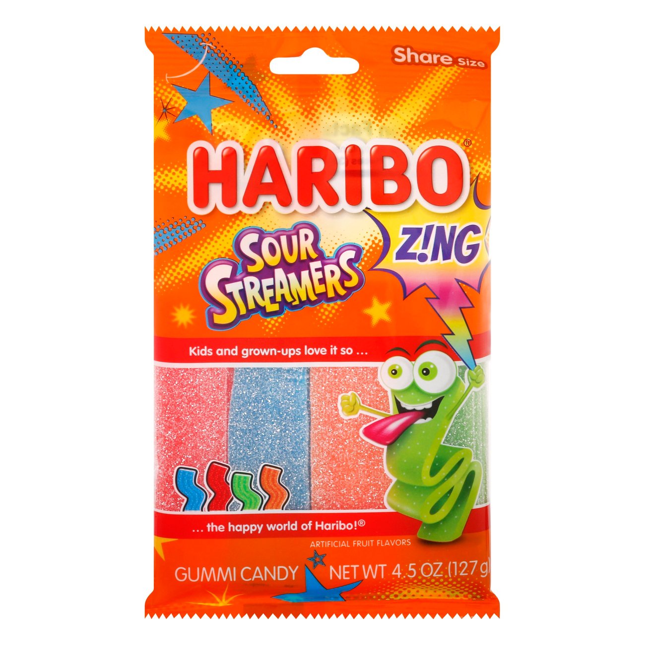 HARIBO ZING SOUR STREAMERS (SPAIN)