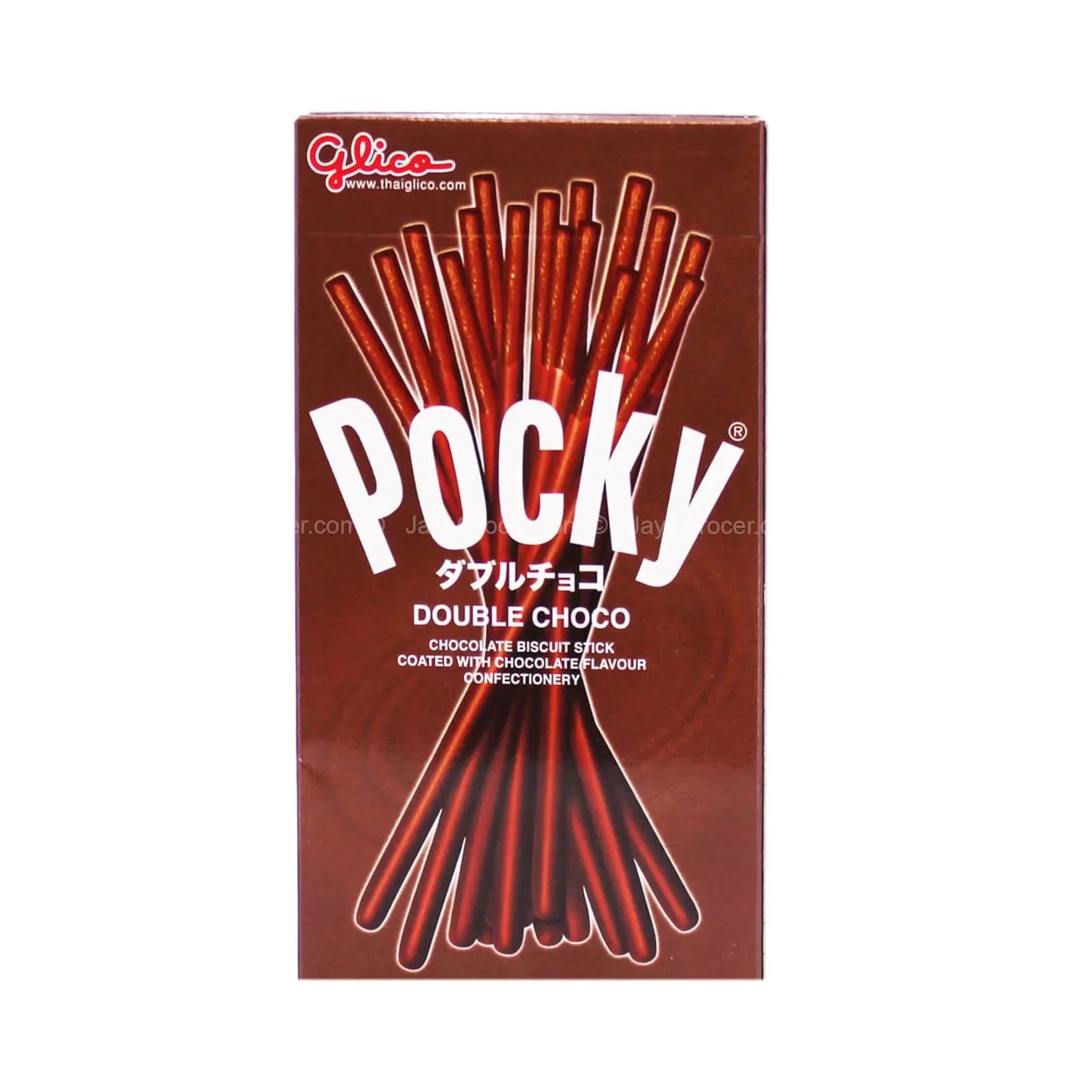 GLICO POCKY DOUBLE CHOCOLATE FLAVOUR BISCUIT STICK (THAILAND)