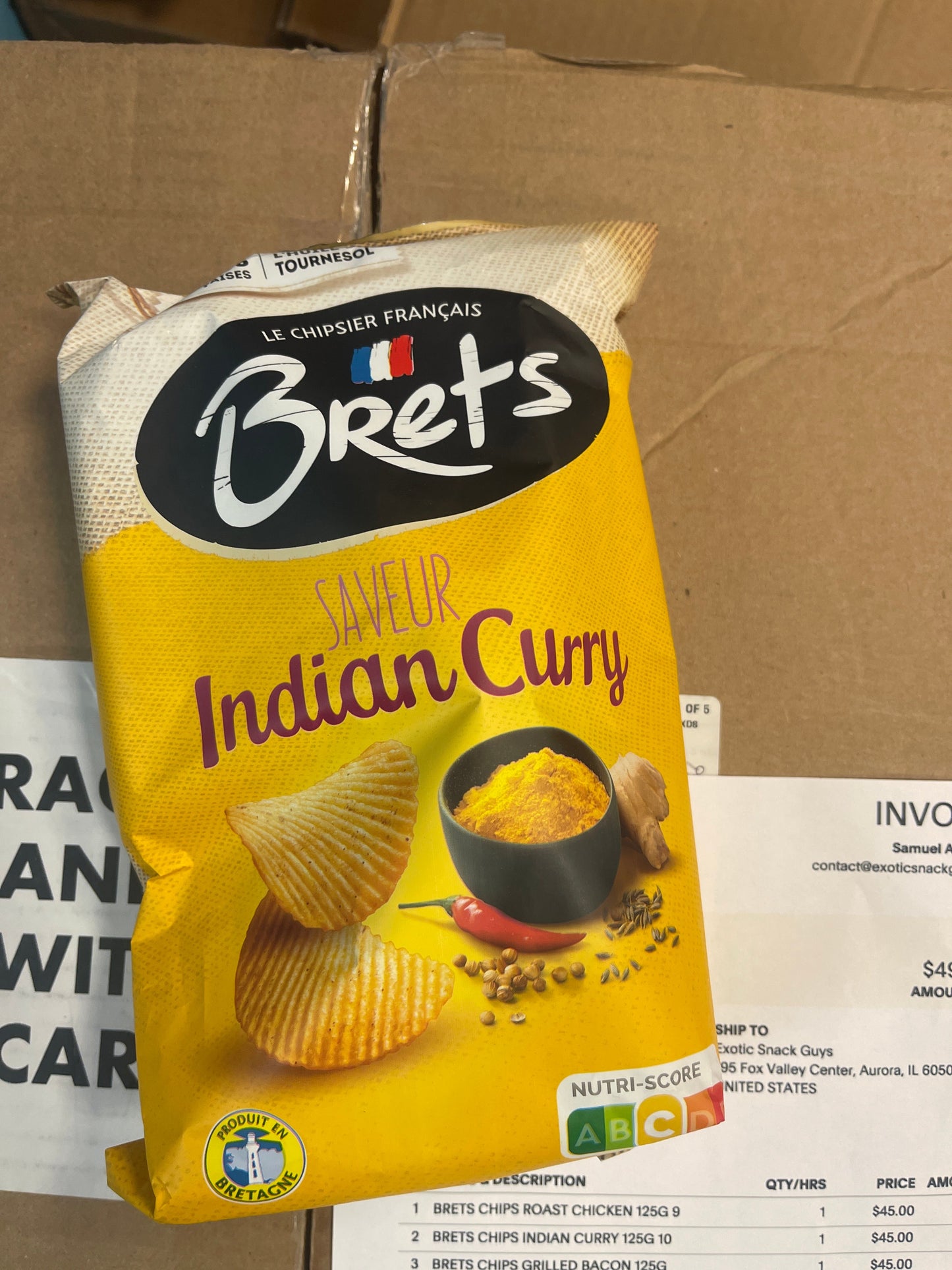 BRETS SAVEUR INDIAN CURRY (FRANCE)