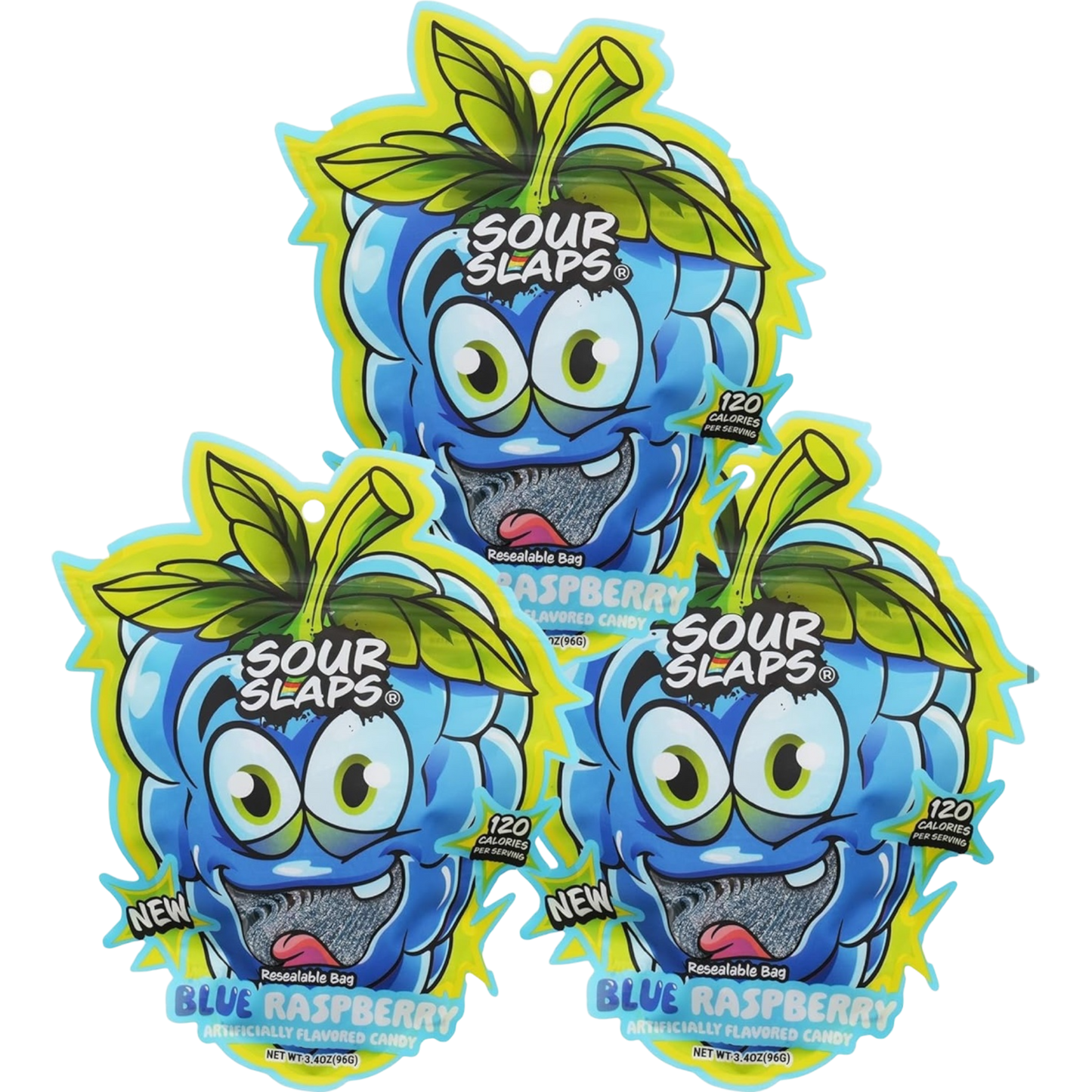 Sour Slaps Blue Raspberry