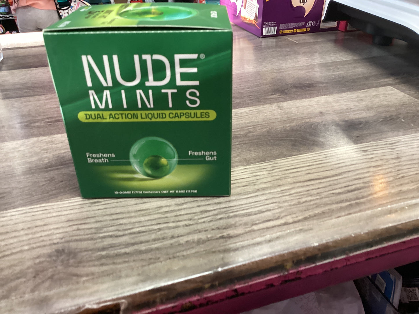 NUDE MINT dual action liquid capsules (melon /menthol)