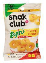 SNAK CLUB TAJIN CHILI & LIME MANGO RINGS - VEGAN (MEXICO)