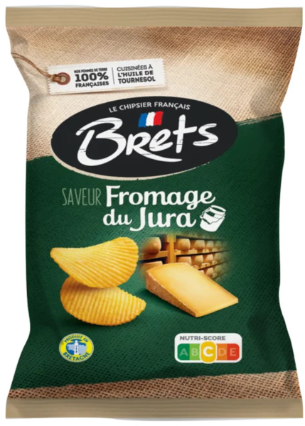 Brets Potato chips Jura cheese