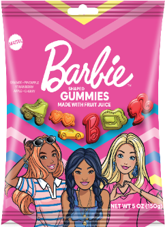 Barbie Shaped Gummies, 5oz