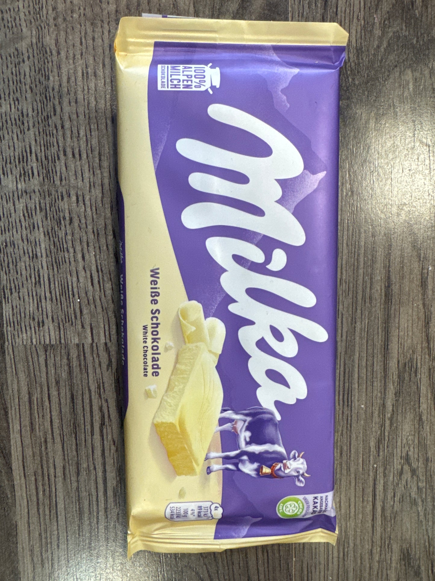 Milka weibe Schokolade