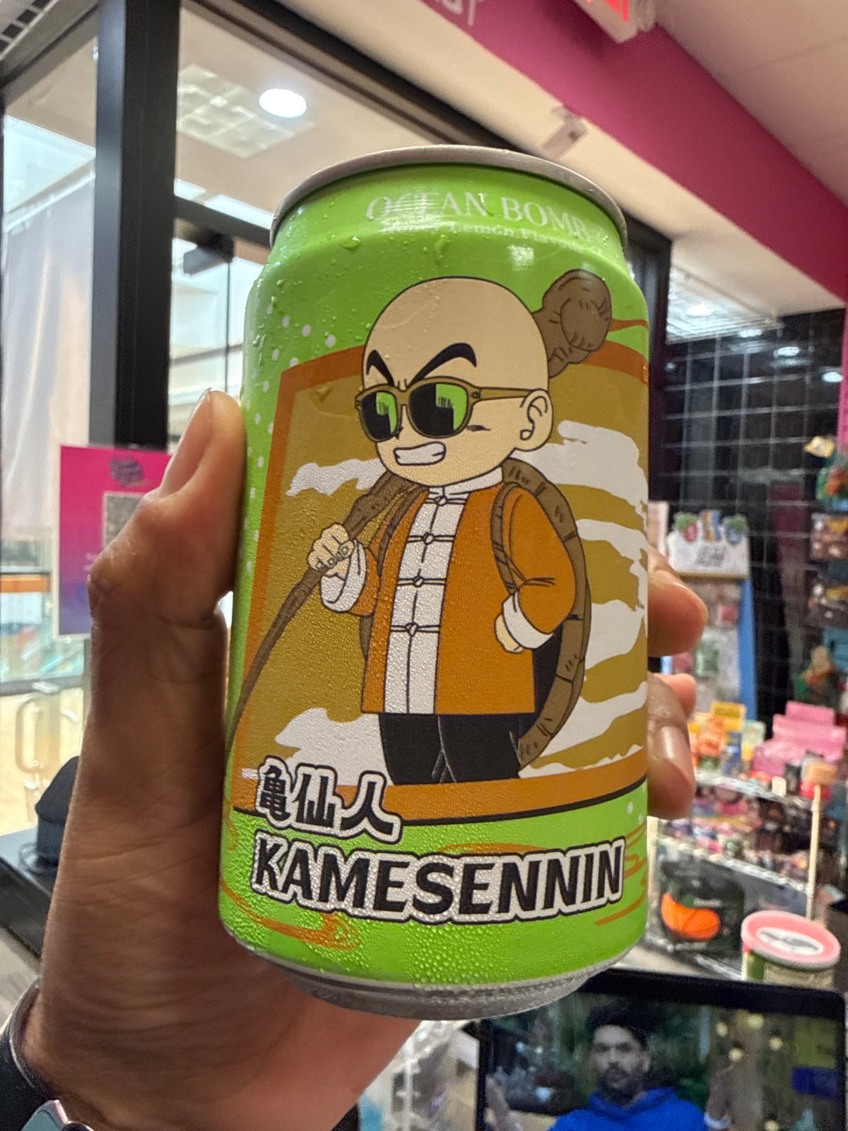 OCEAN BOMB, KAMESENNIN SPARKLING WATER, HONEY, LEMON FLAVOR, PRODUCT OF TAIWAN 🇹🇼