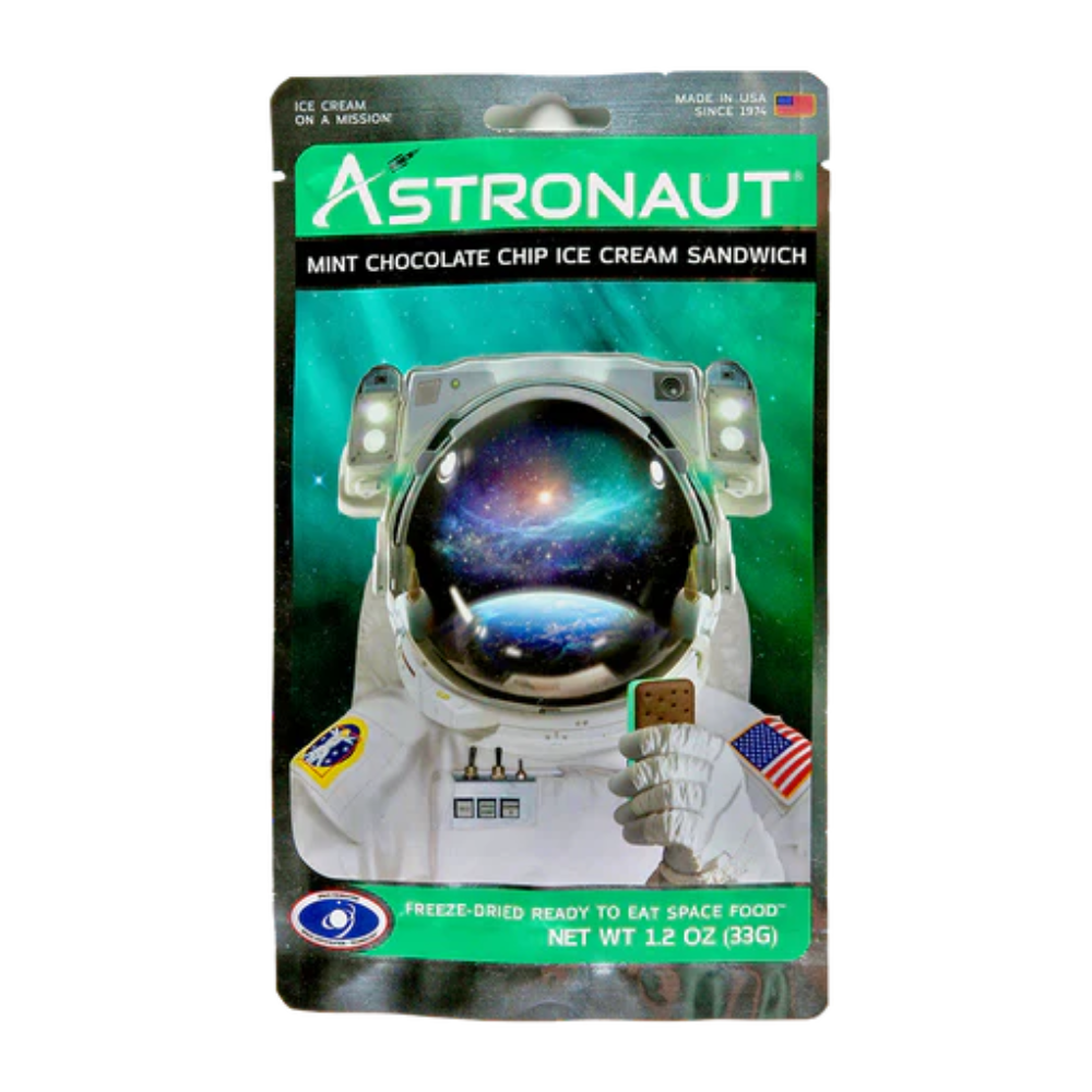 ASTRONAUT MINT CHOCOLATE CHIP ICE CREAM SANDWICH (USA)