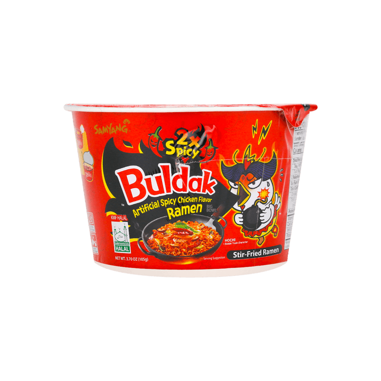 BULDAK 2X SPICY HOT CHICKEN FLAVOR RAMEN BOWL (KOREA)
