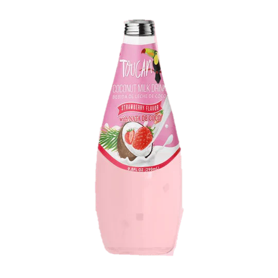 TOUCAN COCONUT MILK WITH NATA DE COCO STRAWBERRY (THAILAND)