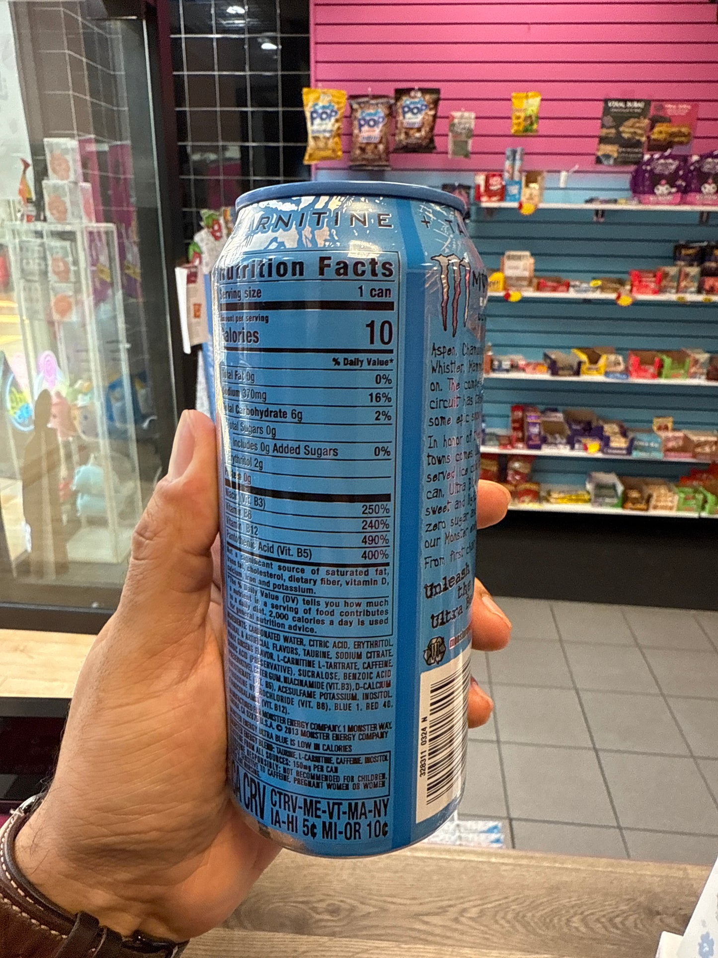 Monster Energy Ultra Blue