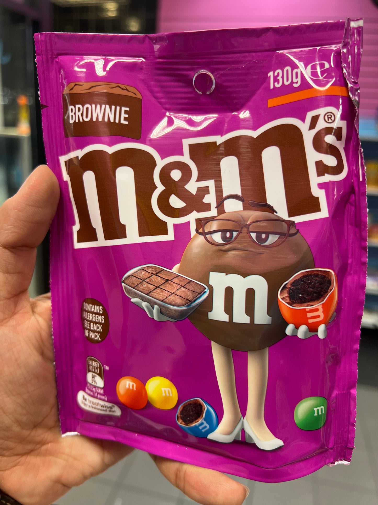 M&M Brownie