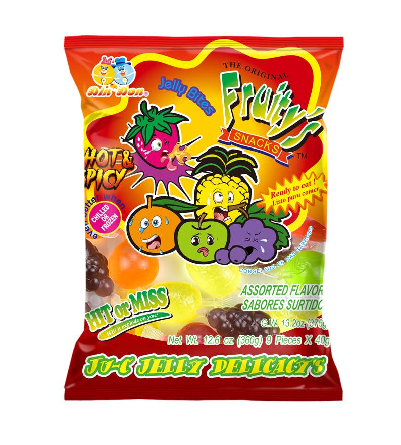 Limited Import Fruity's Ju-C Jellies Hot/Spicy 12.6oz.