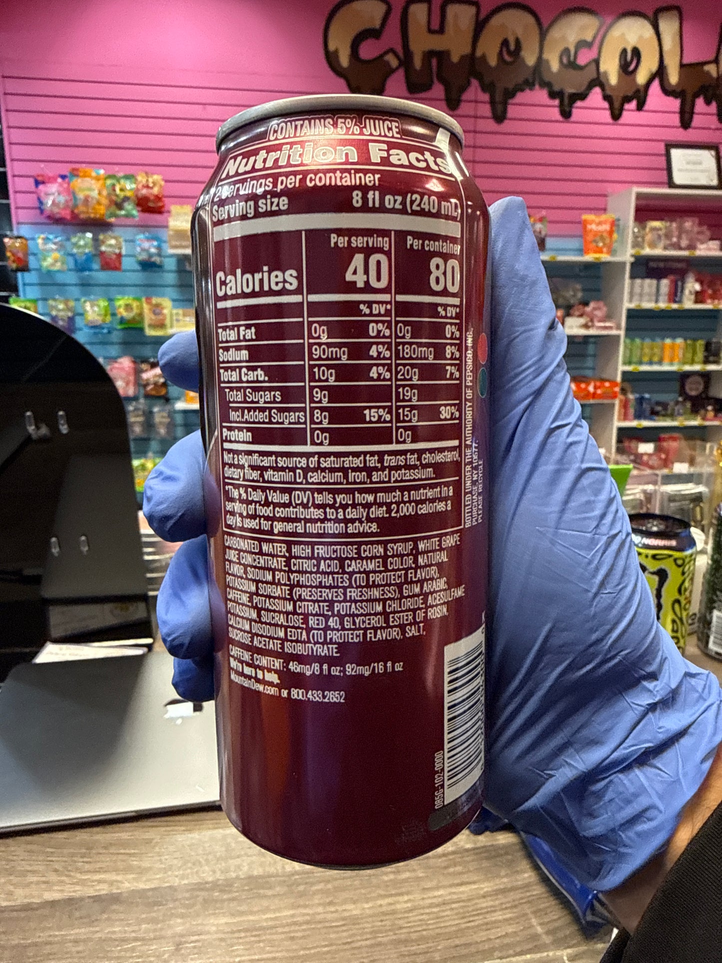 Mtn Dew kickstart black cherry