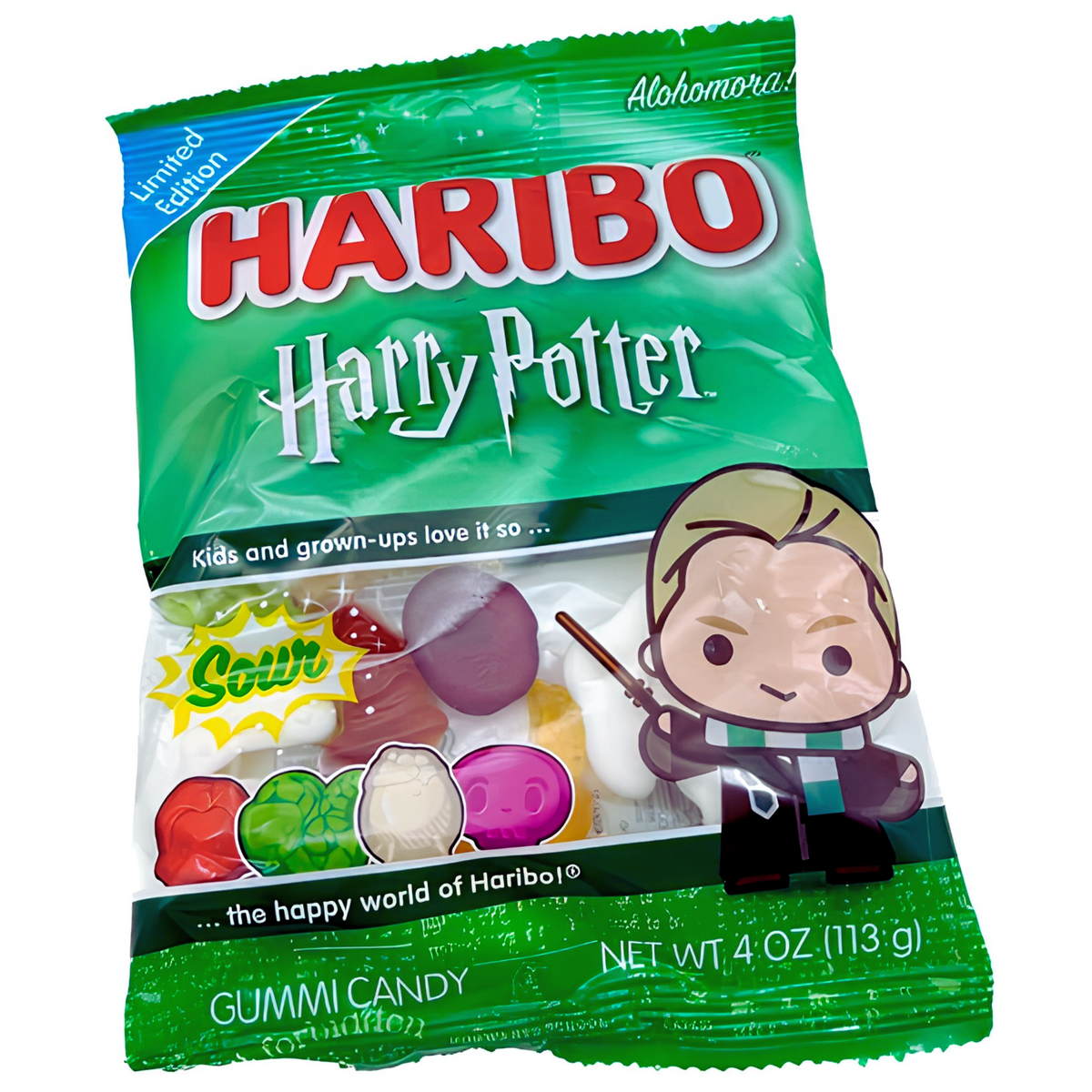 Haribo Harry Potter Draco Malfoy Sour Candy 4oz