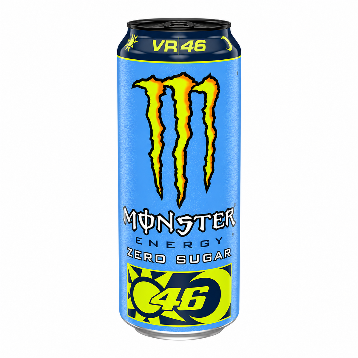 Monster Energy VR46 Valentino Rossi Zero Sugar Energy Drink 500 ml. / 16.9 fl.oz. (Bulk)
