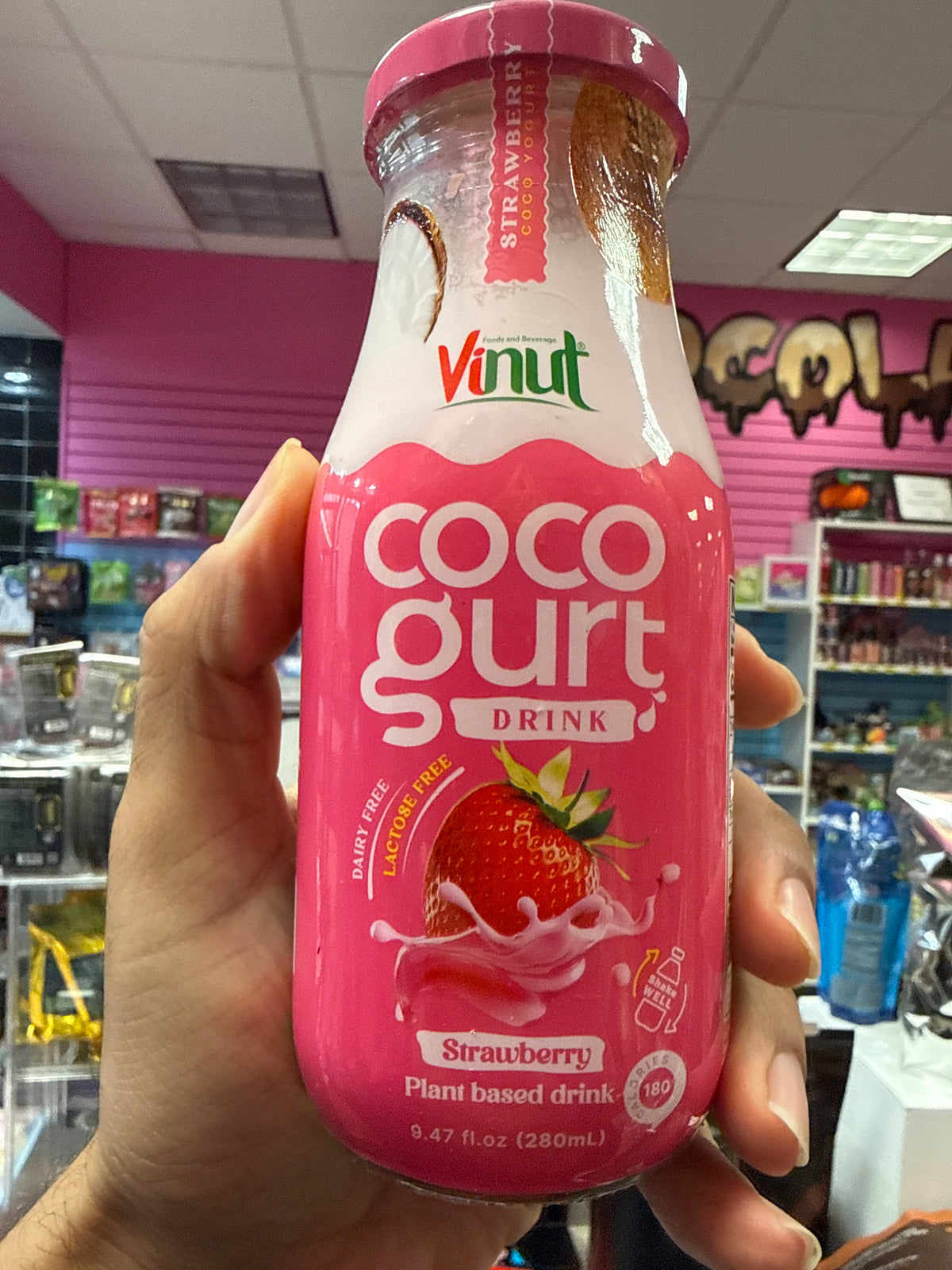 VINUT COCO DRINK DAIRY FREE LACTOSE FREE STRAWBERRY PLANT-BASED DRINK PRODUCT OF VIETNAM 🇻🇳
