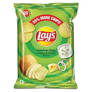 LAY'S AMERICAN STYLE CREAM & ONION (INDIA)