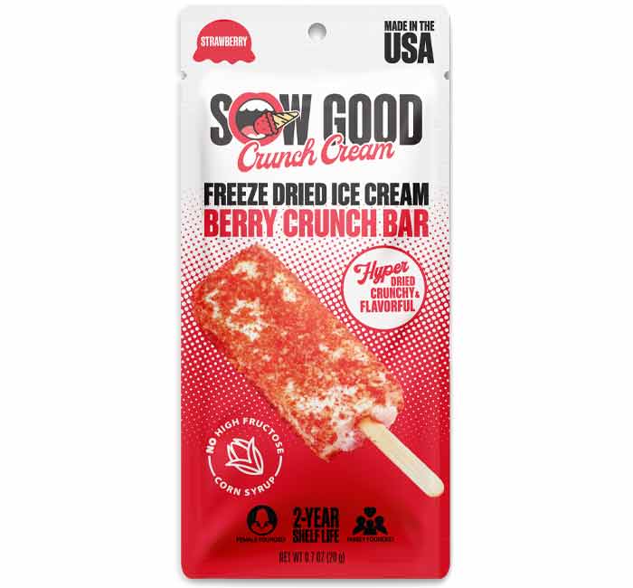 SOW GOOD FREEZE DRIED ICE CREAM BERRY CRUNCH BAR (USA)