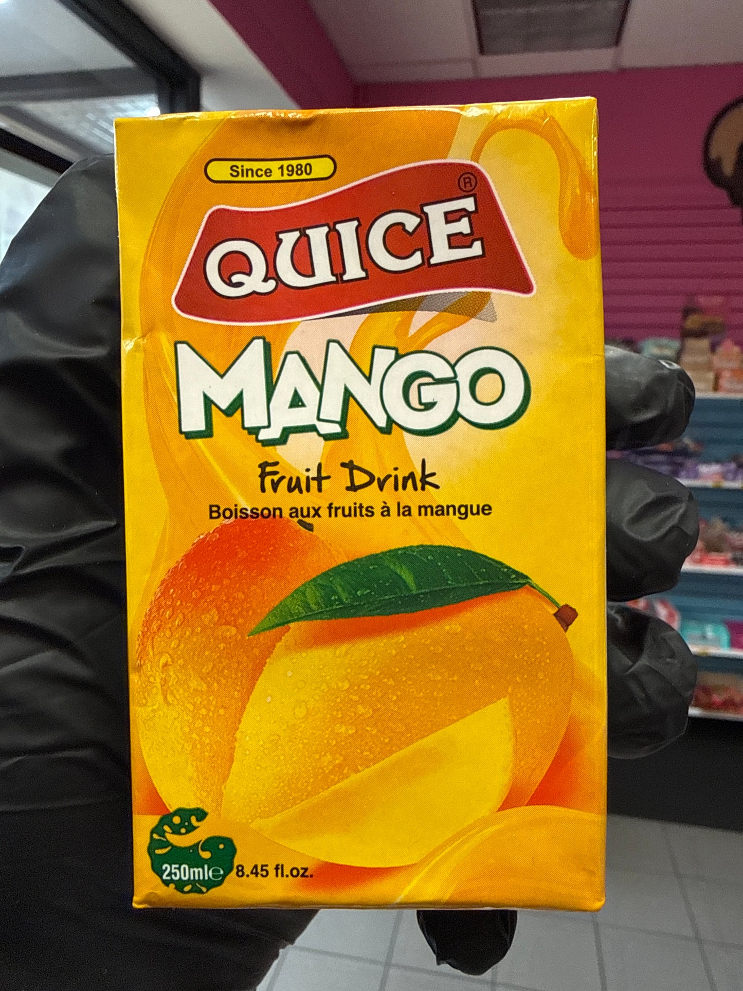 QUICE MANGO SINCE 1980 FRUIT DRINK PRODUCT OF PAKISTAN 🇵🇰