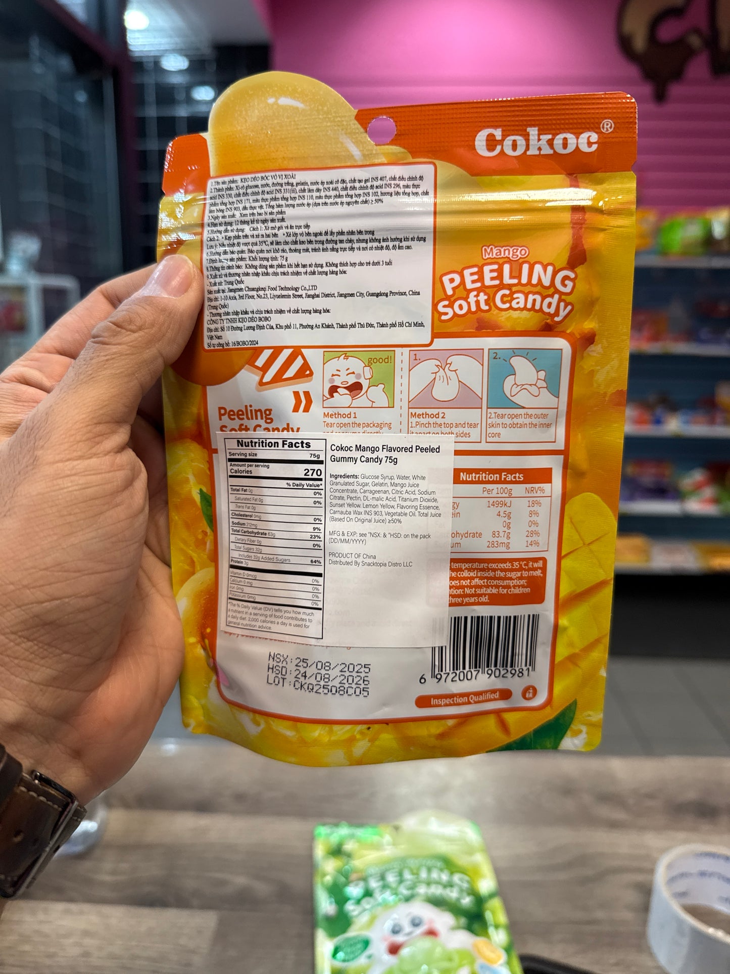 Mango Peeling Soft Candy