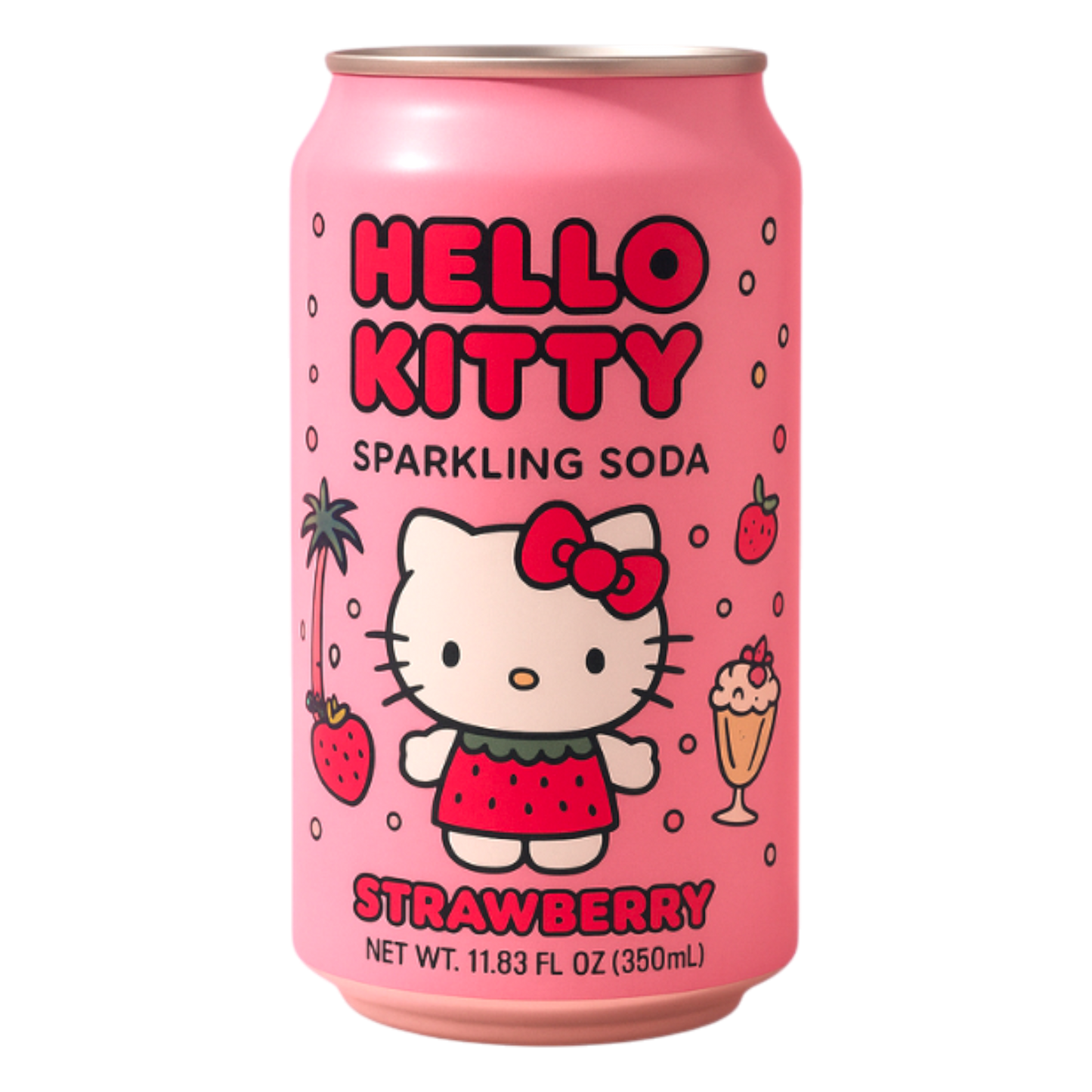 Hello Kitty Strawberry Sparkling Soda