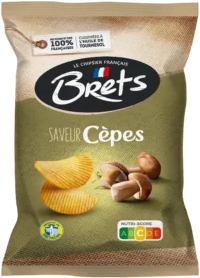 Brets Potato chips Cepes (porcini) flavor
