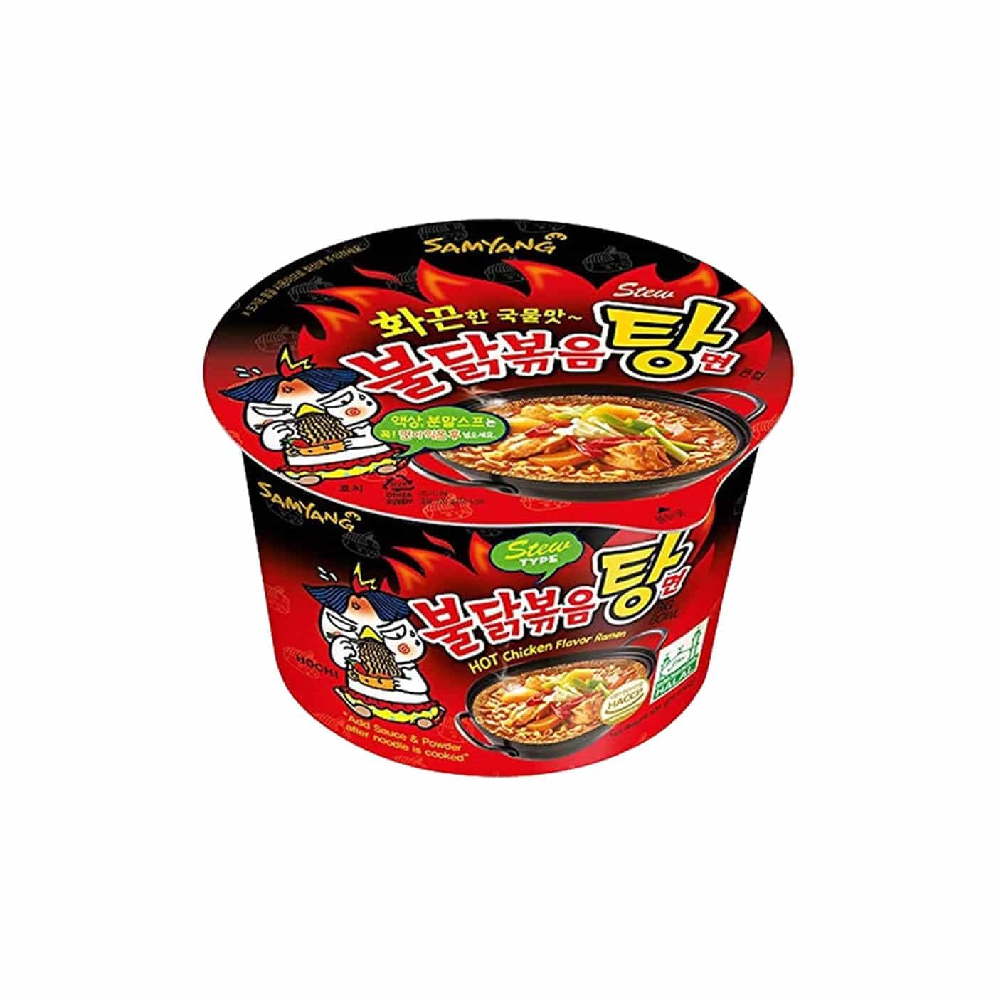 BULDAK SPICY CHICKEN STEW RAMEN BOWL (KOREA)