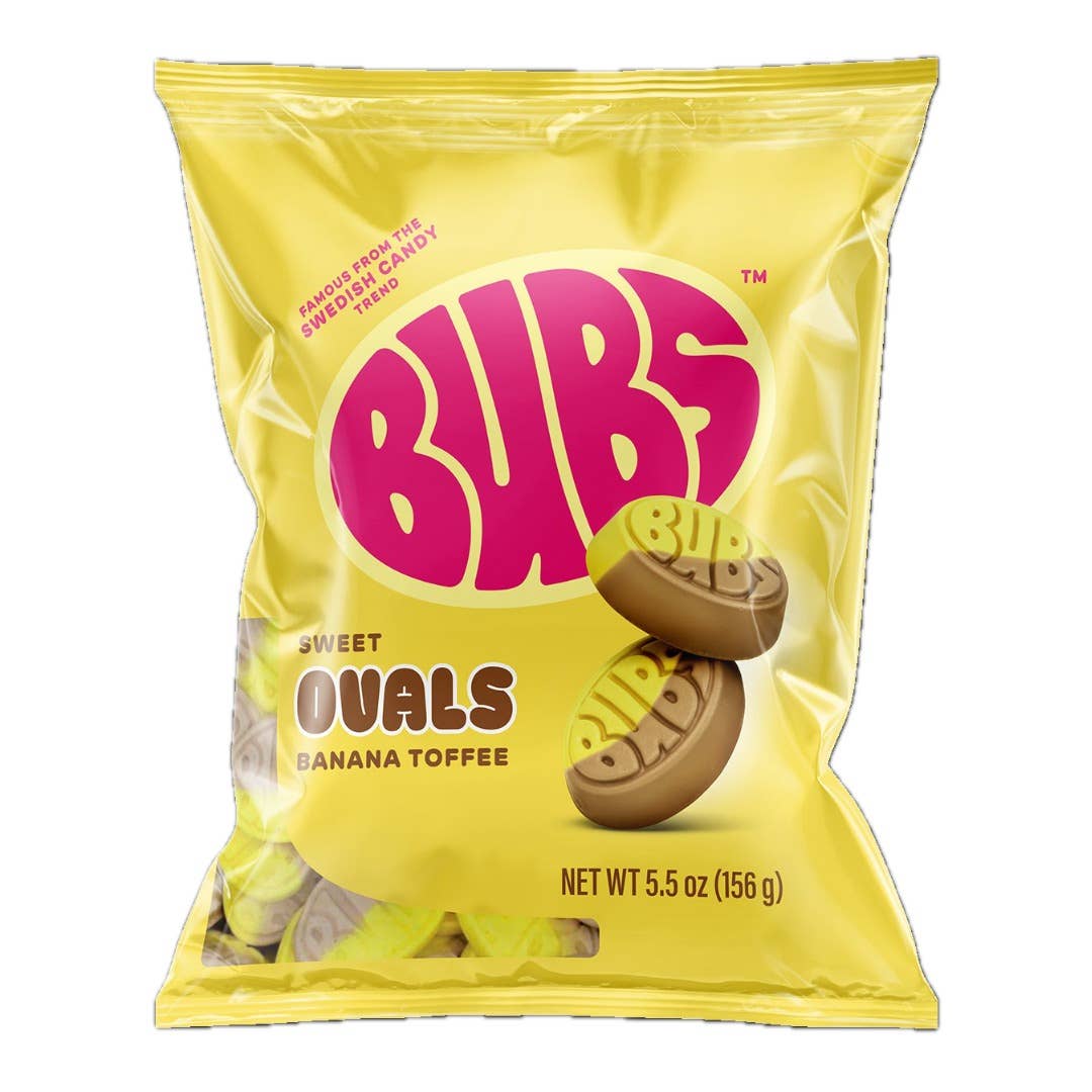 Bubs Sweet Ovals Banana Toffee 5.5oz
