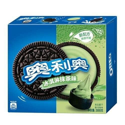 OREO COOKIES MATCHA ICE CREAM 388g (CHINA)