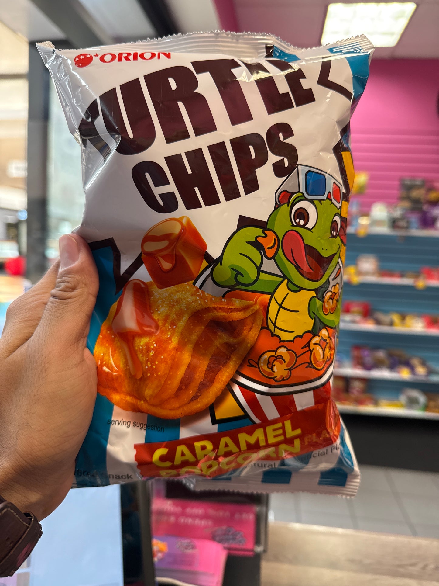 Orion Turtle Chips Caramel Popcorn