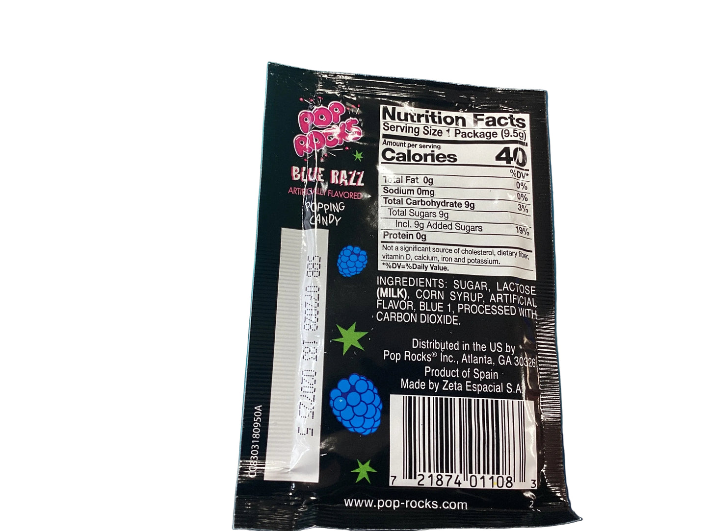 POP ROCKS - BLUE RAZZ (USA)