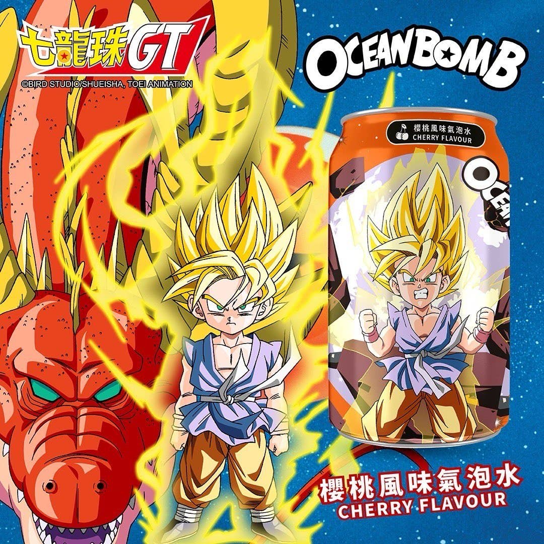 Dragon Ball GT Cherry Soda Wanted Poster Edition 330ml (Taiwan)