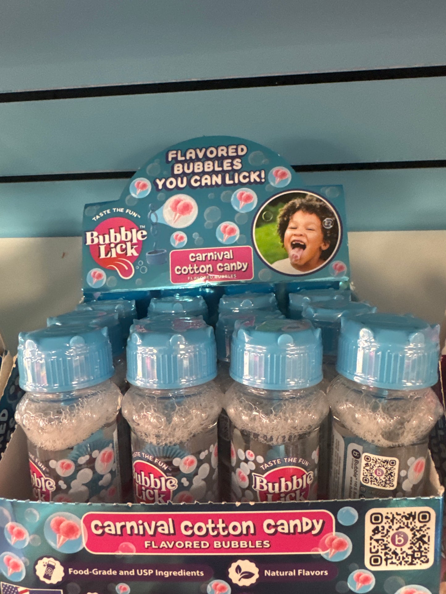 Bubble lick Cotton Candy bubbles