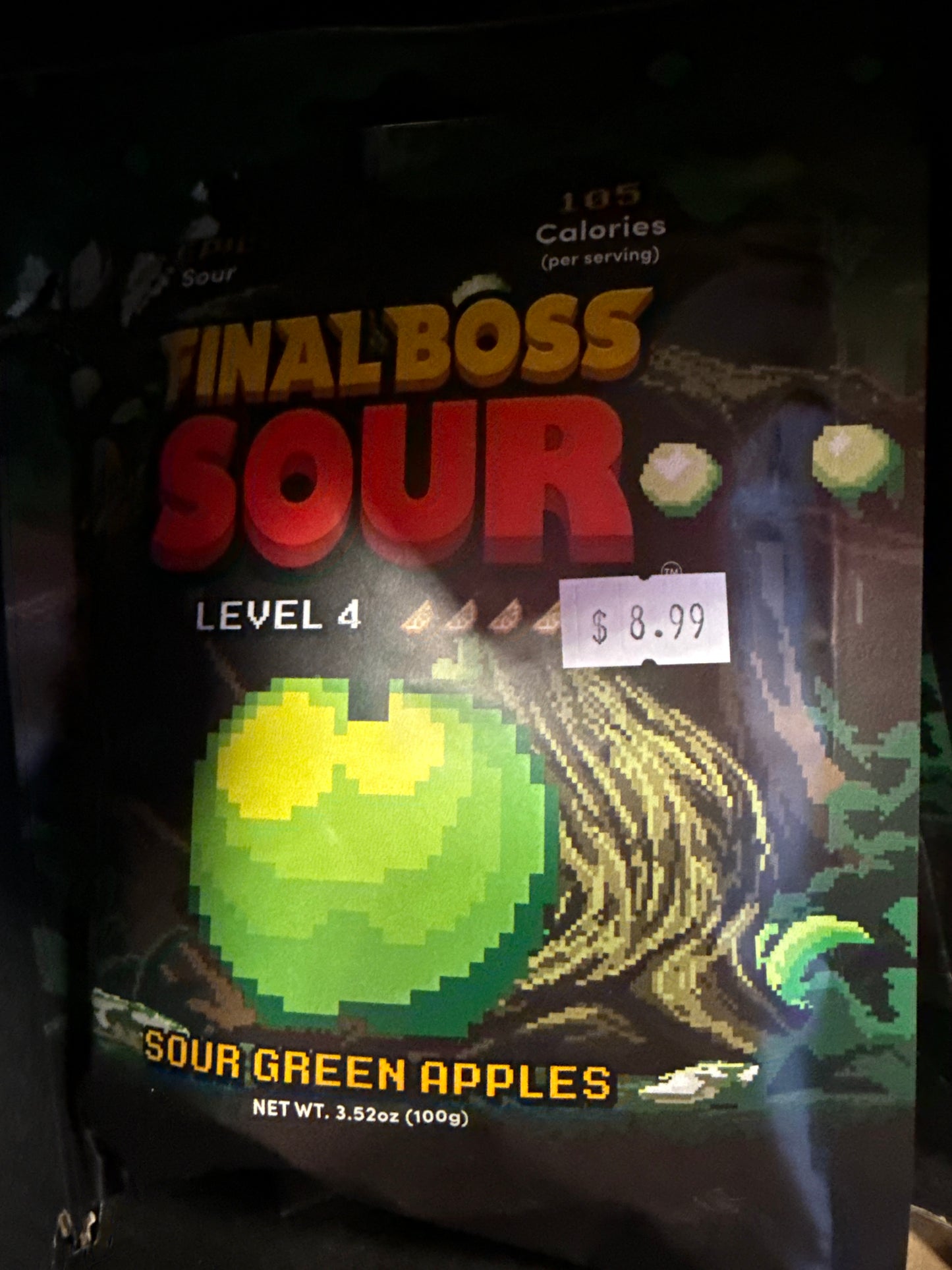 FINAL BOSS SOUR LEVEL FOUR SOUR GREEN APPLES