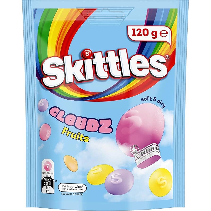 Skittles Cloudz Fruits (120g) (Australia)
