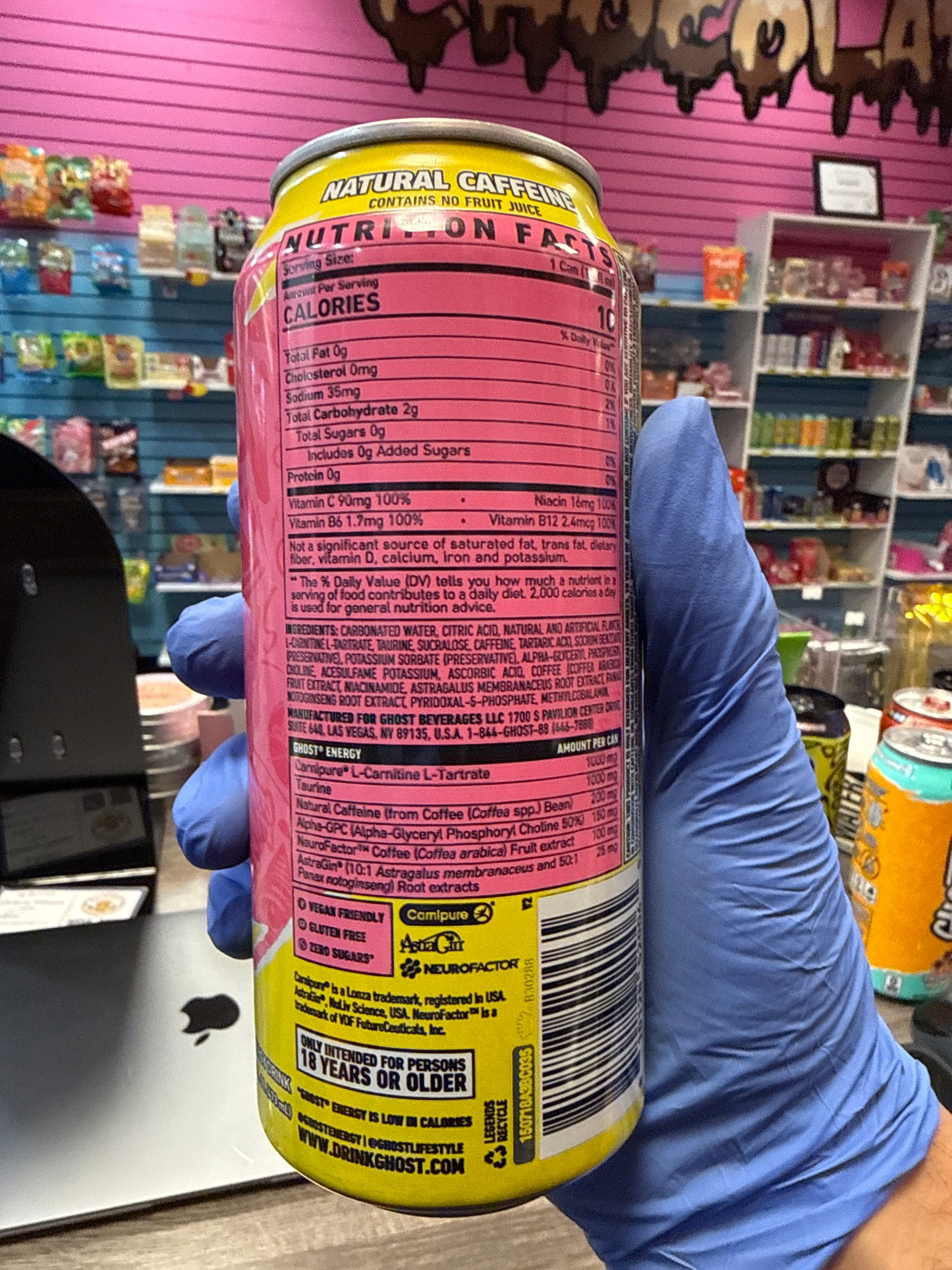 Ghost Energy Sour Pink Lemonade