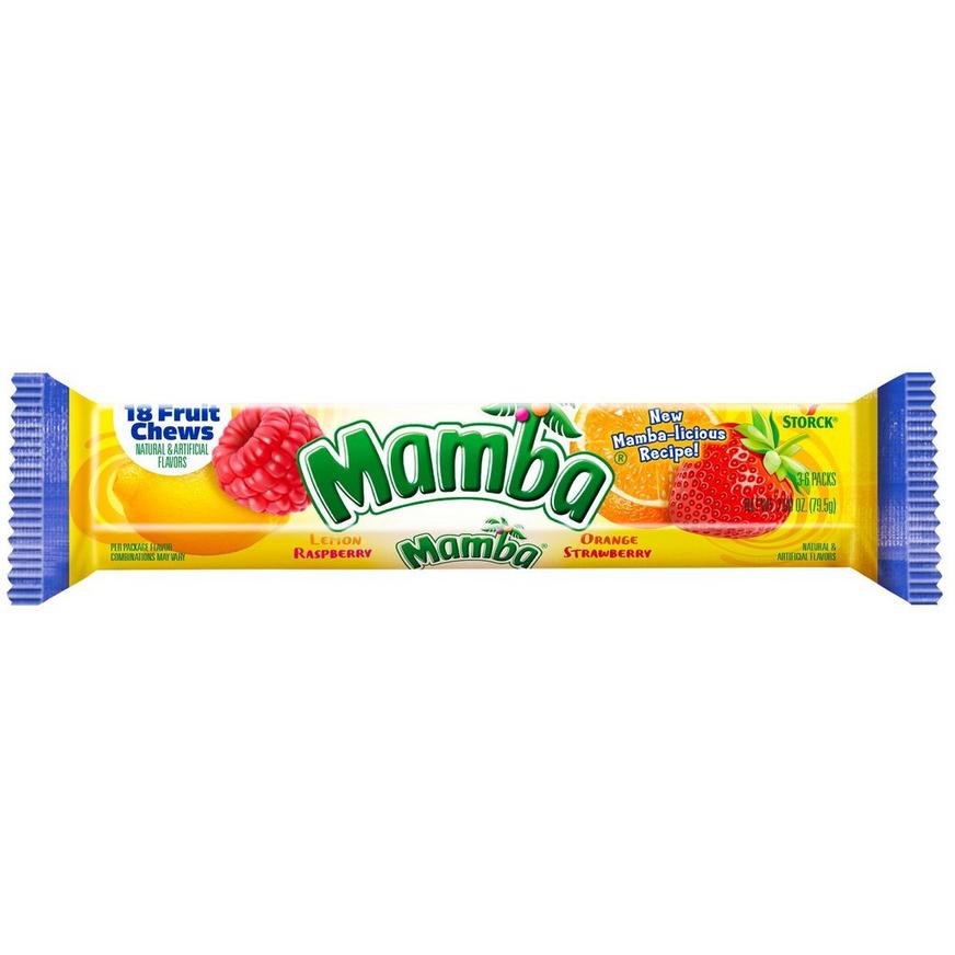 MAMBA FRUIT CHEWS ORANGE STRAWBERRY (GERMANY)