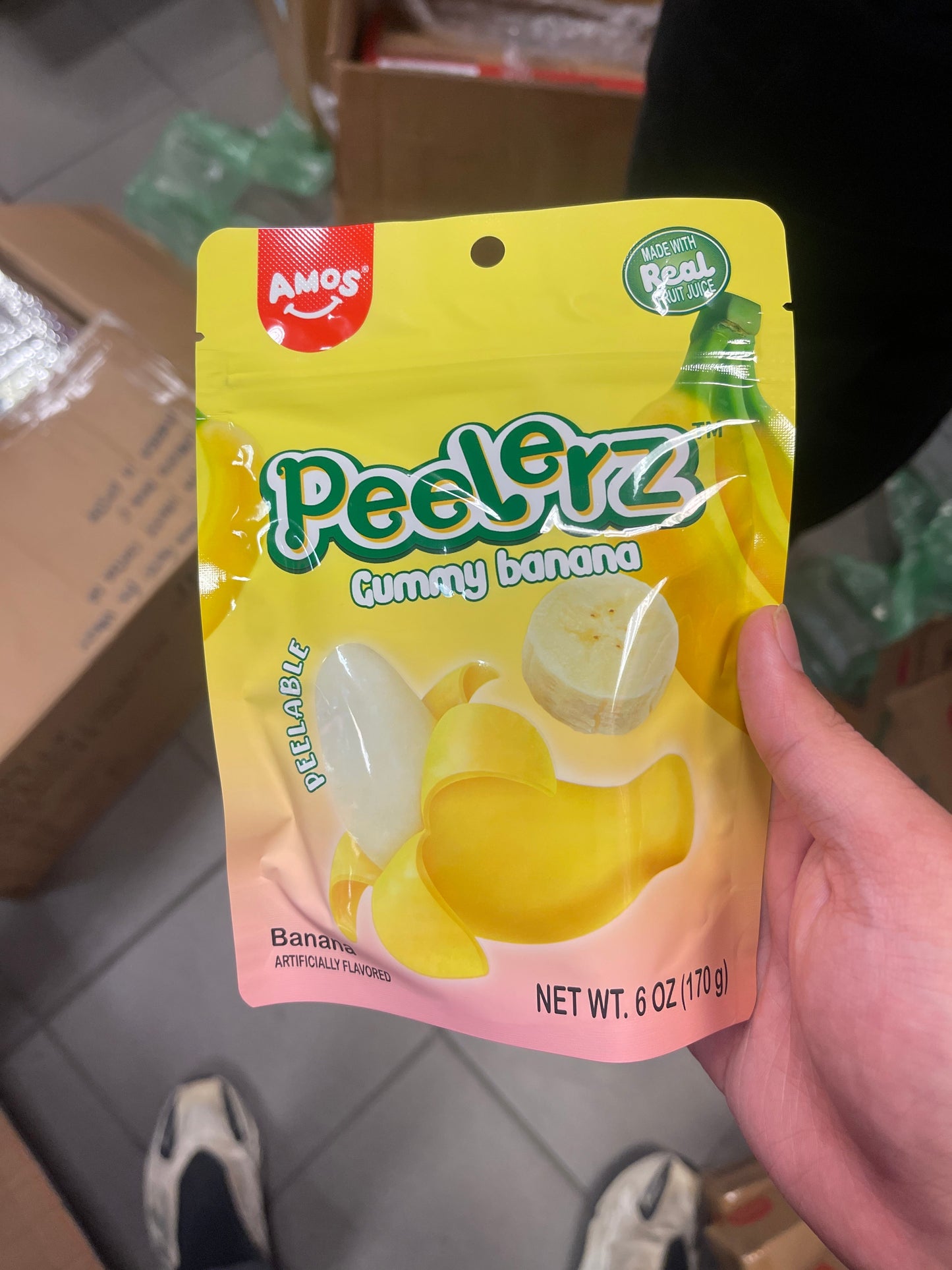 AMOS PEELERZ GUMMY BANANA (CHINA)
