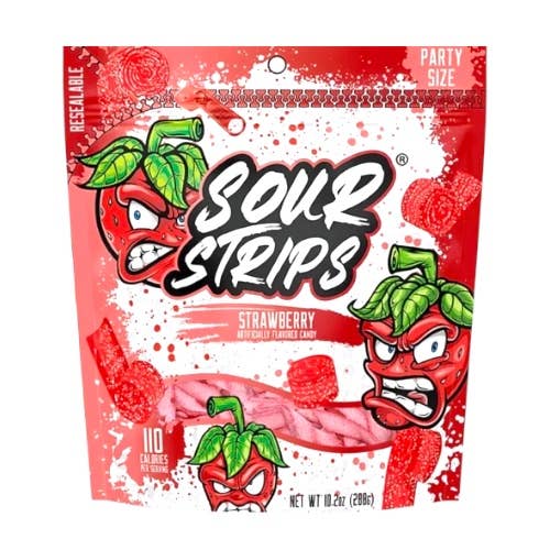 Sour Strips Family Pack- Strawberry 10.2oz