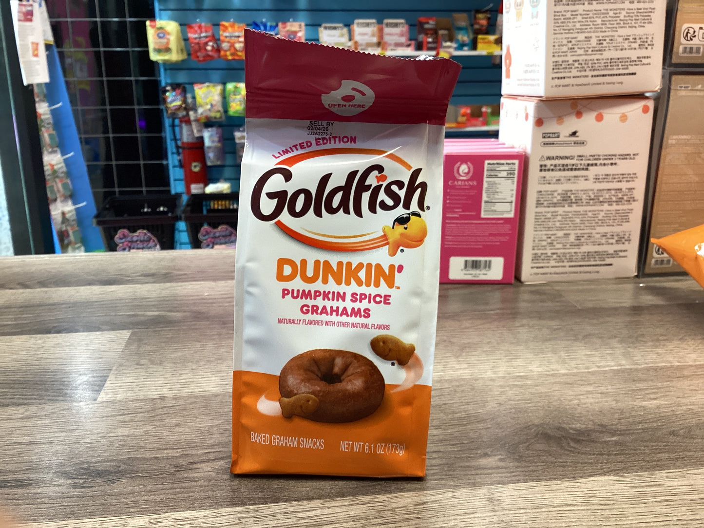 Goldfish Dunkin Pumpkin Spice Grahams Limited Edition