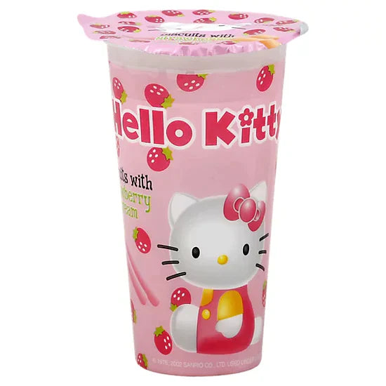 HELLO KITTY BISCUITS WITH STRAWBERRY CREAM (TAIWAN)