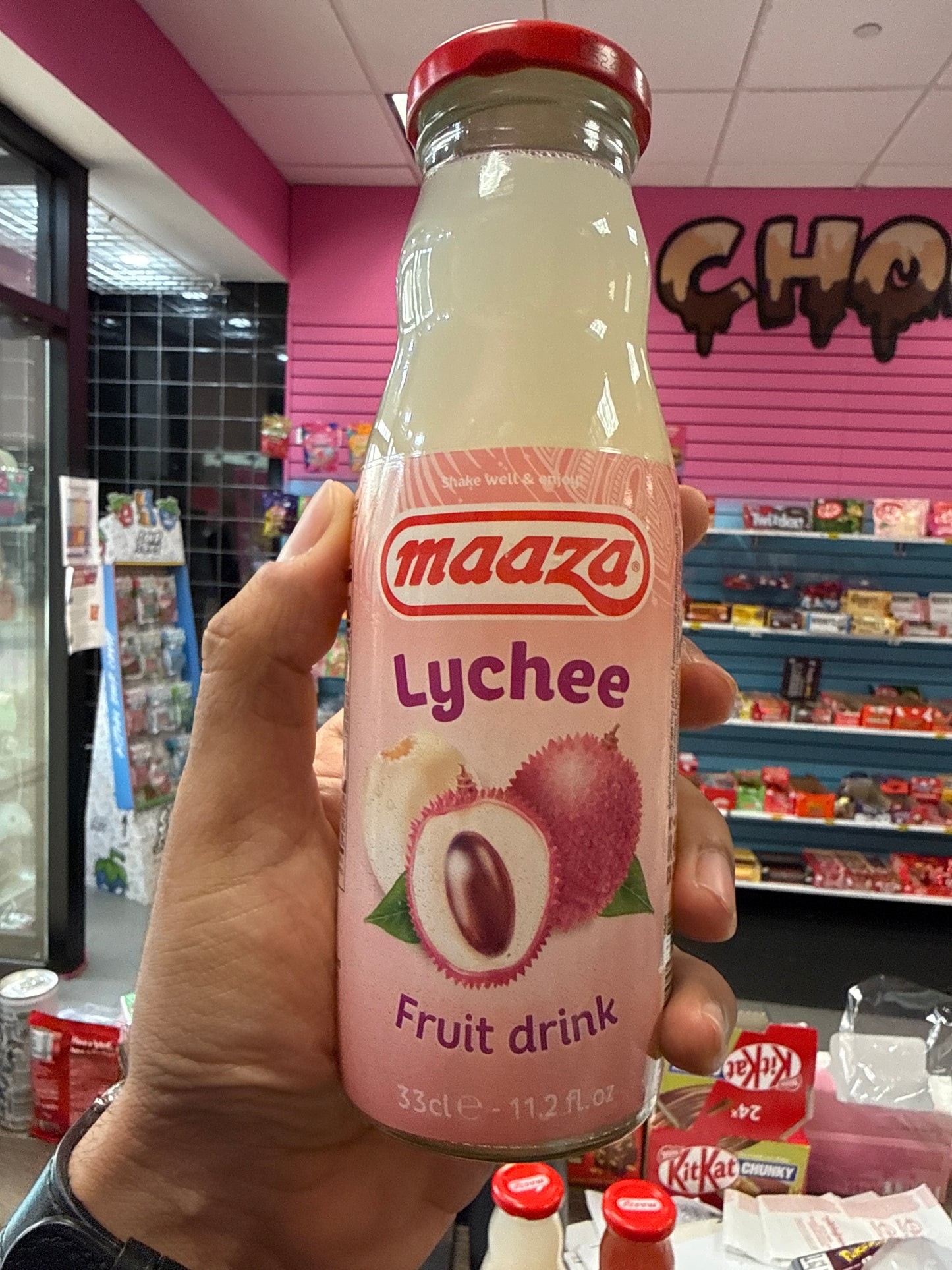 MAAZA LYCHEE FRUIT DRINK (BELGIUM)