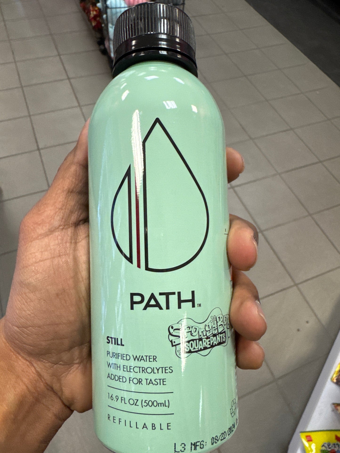 SPONGEBOB SQUIDWARD ELECTROLYTE WATER (USA)