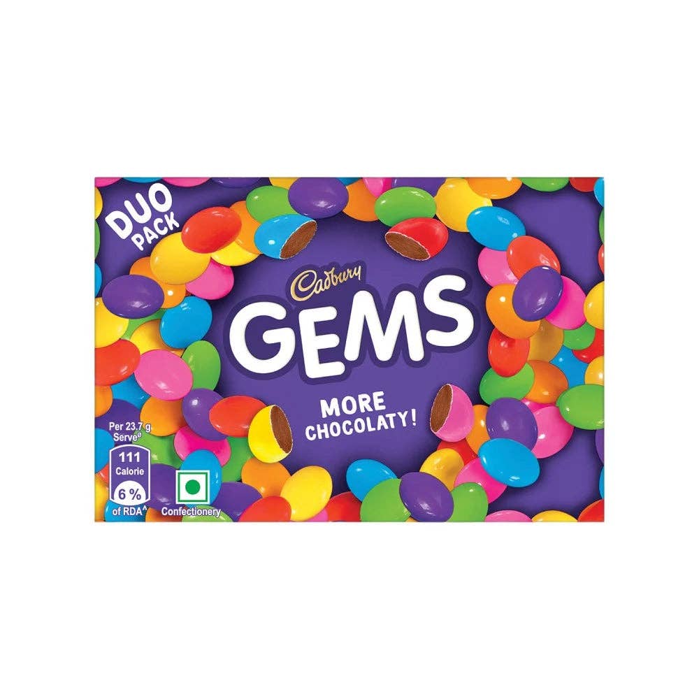 Cadbury Gems 12ct x 24g (India)