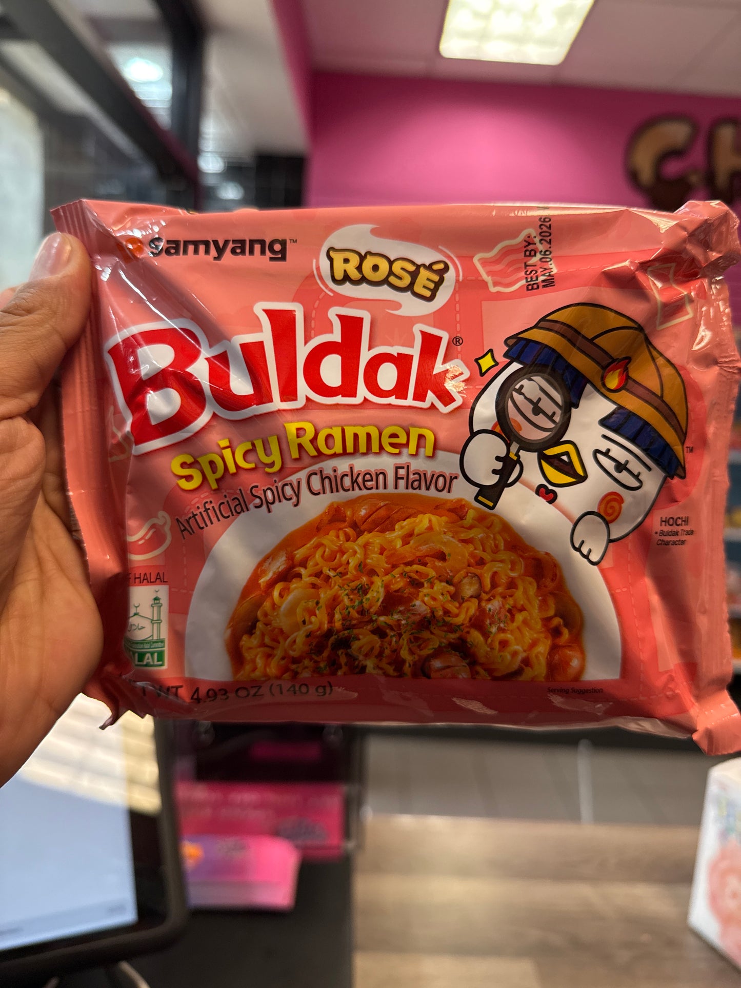 Buldak Rose Spicy Ramen