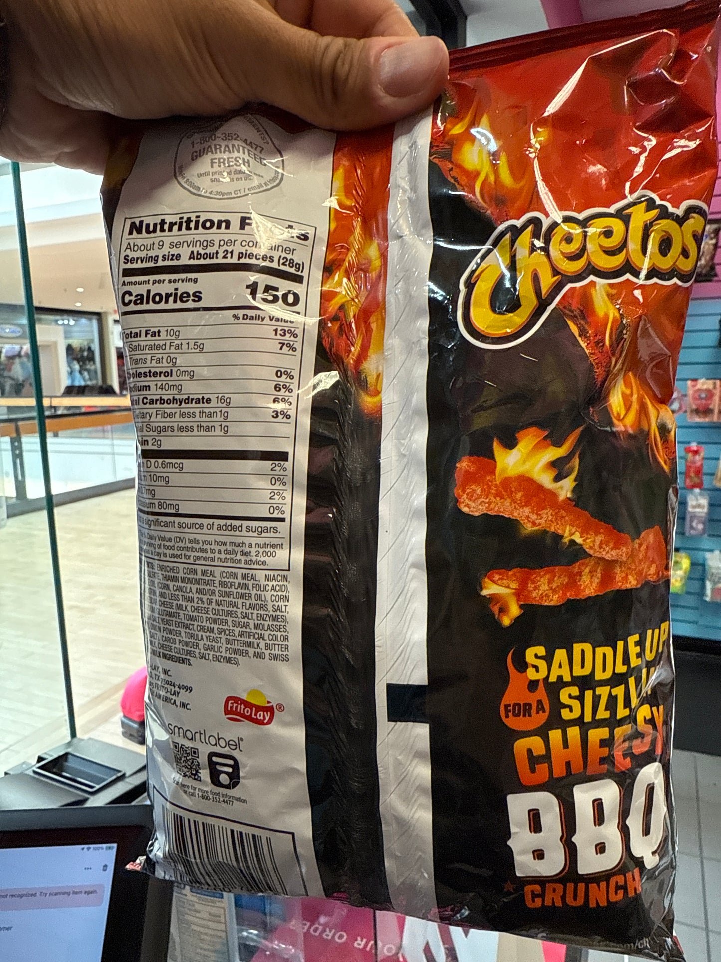 Cheetos Flamin Hot Cheddar BBQ Limited Time Only