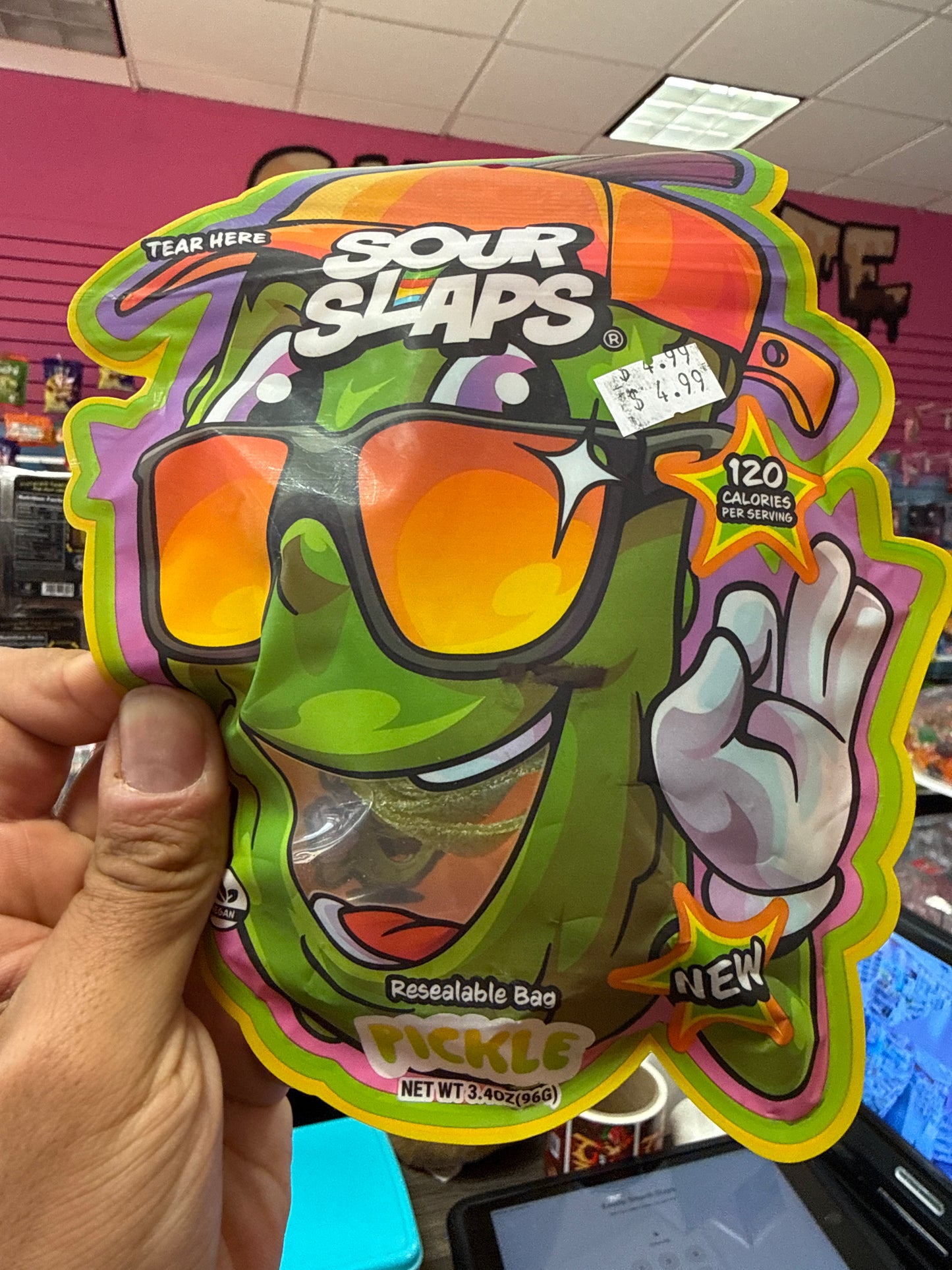 SOUR SLAPS PICKLE FLAVOR NEW