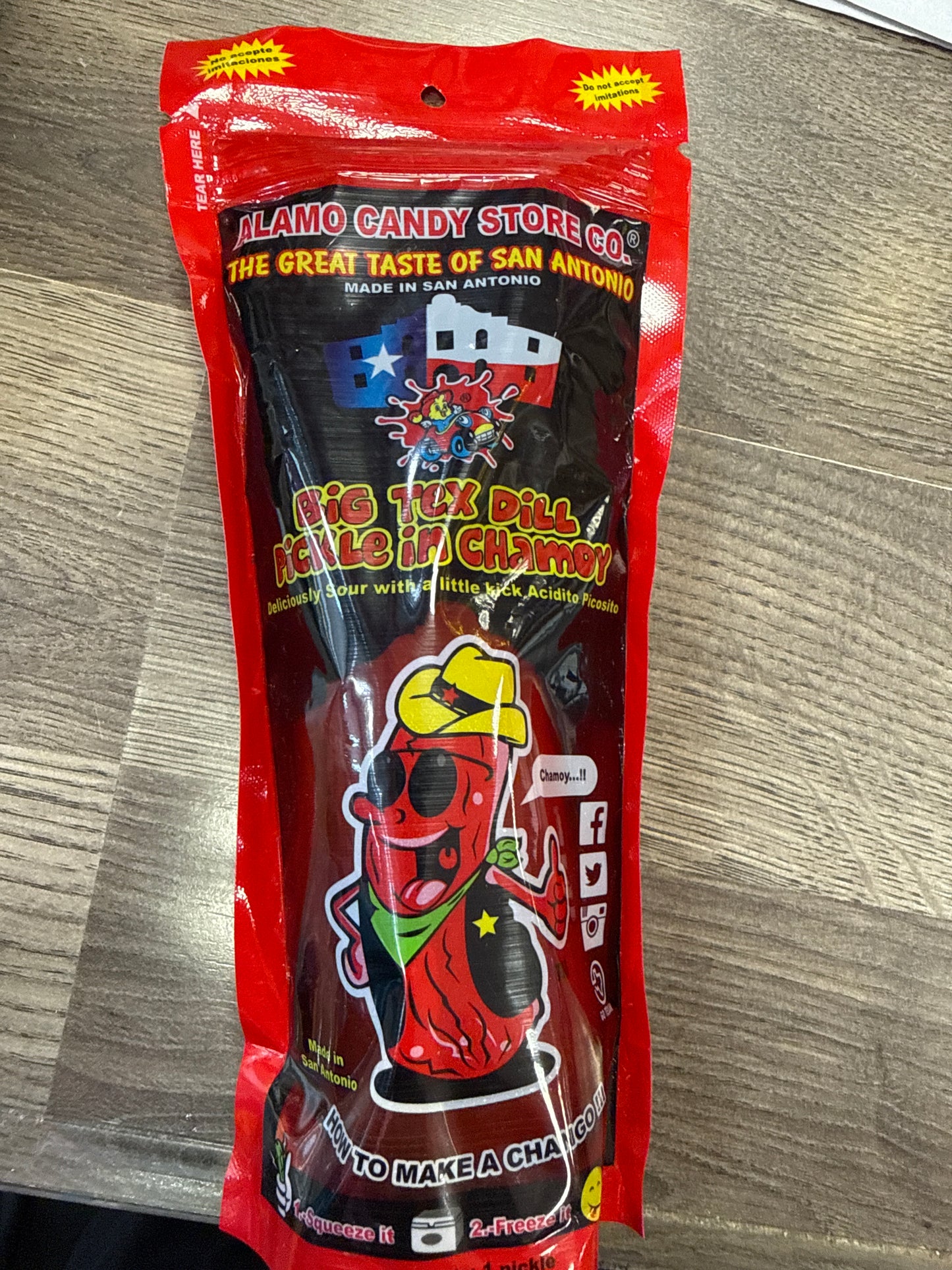 Alamo Candy Co. Chamoy Pickle