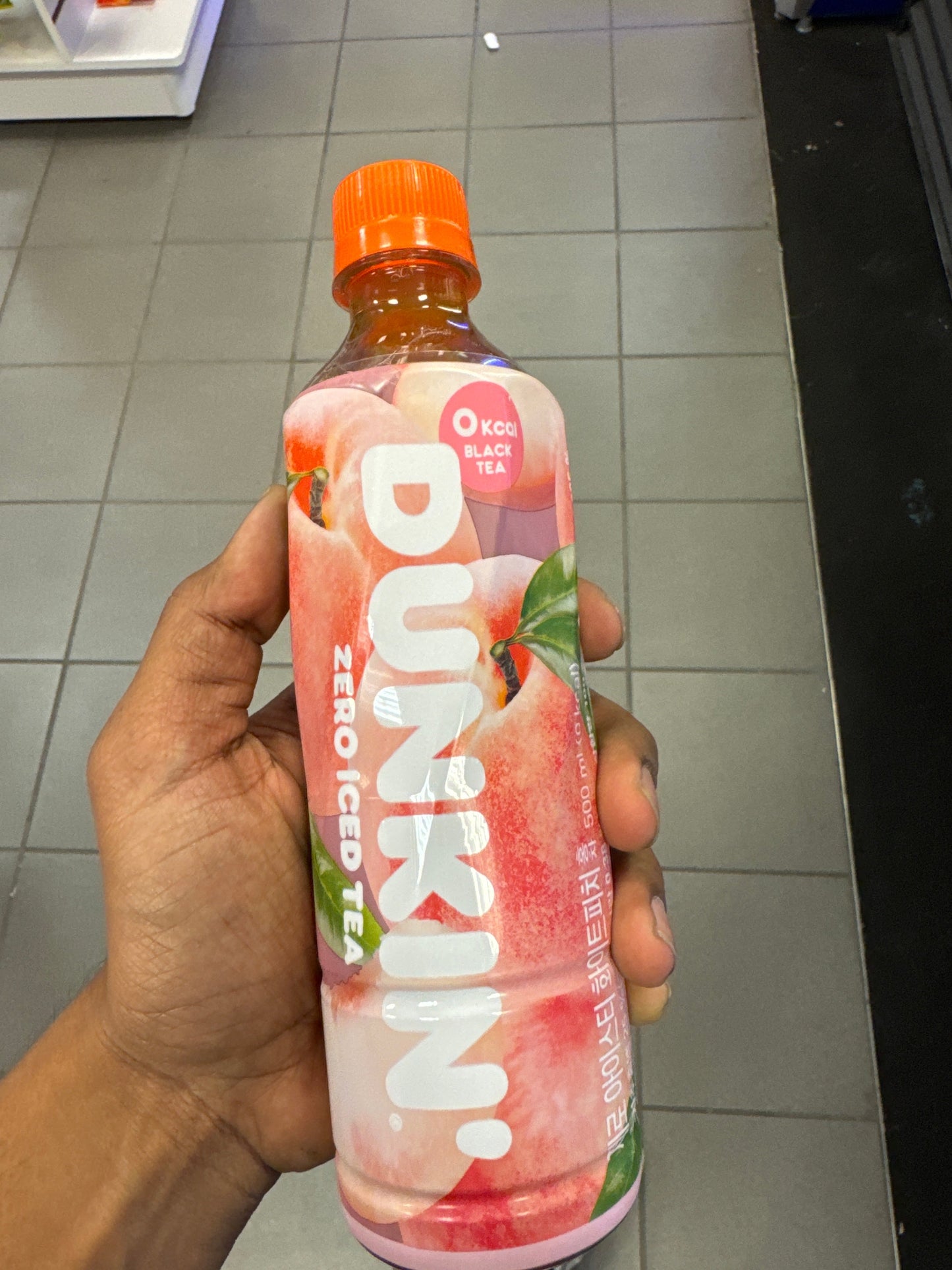 DUNKIN ZERO ICED TEA WHITE PEACH (KOREA )