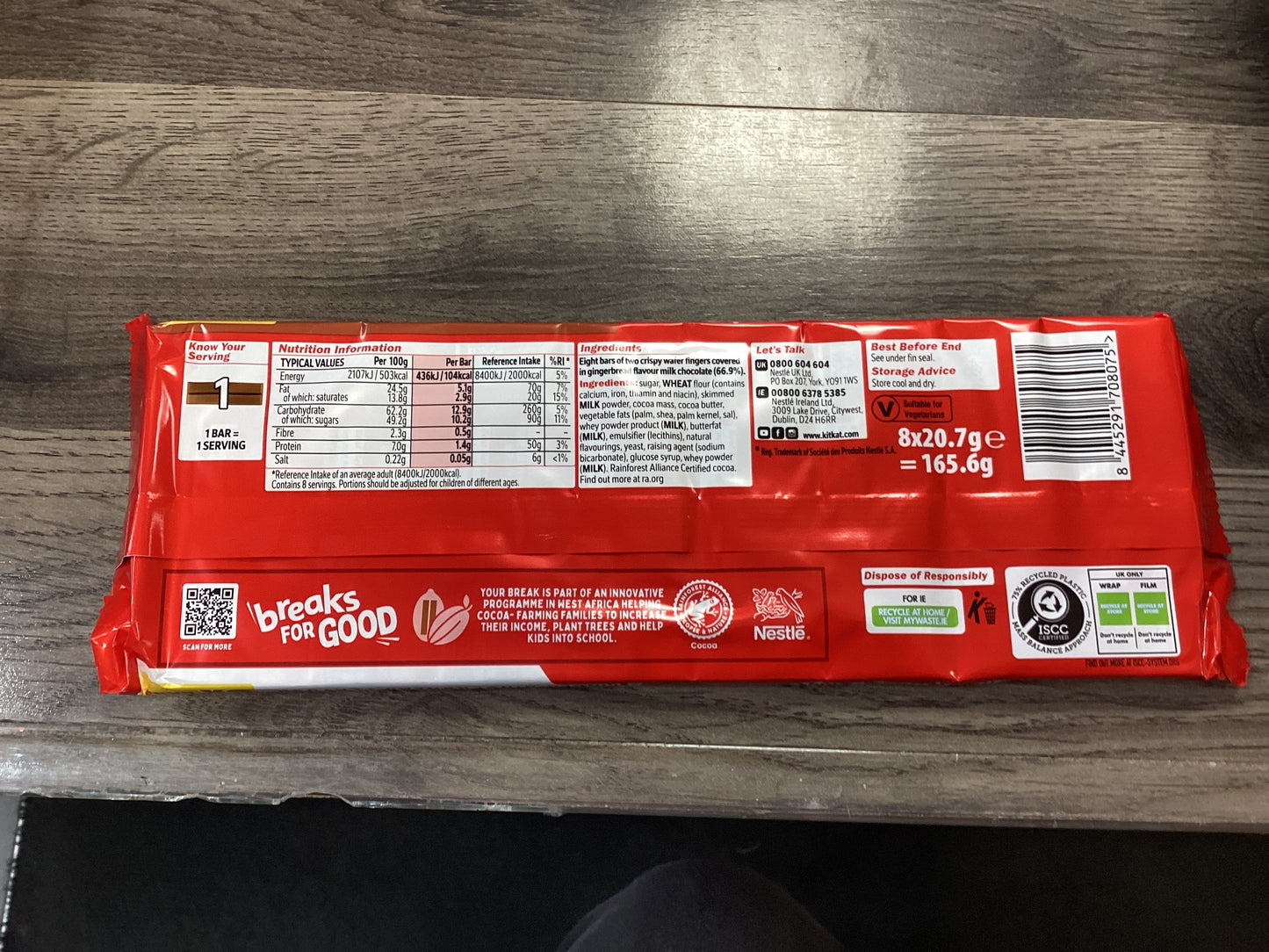 KITKAT GINGERBREAD FLAVOUR